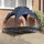 vidaXL Hundekorb Erhöhtes Hundebett XL 100 x 80 cm marineblau