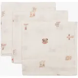 jollein Waschlappen 3er-Pack, Animal Friends
