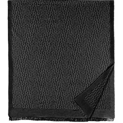 Aigner Logo-Schal M Schwarz, anthrazit grau schwarz