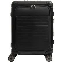 Travelite Next 4W Trolley With Front Bag S Black