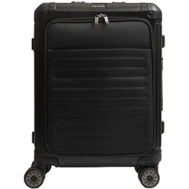 Travelite Next 4W Trolley With Front Bag S Black
