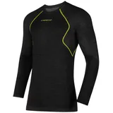 La Sportiva Wool40 Aero Langarm-baselayer - Black / Yellow - L