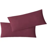 EXKLUSIV HEIMTEXTIL Kissenbezug Hülle Doppelpack mit Reißverschluss 40 x