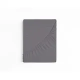 sleepstyle Spannbettlaken Baumwolle-Jersey 140 x 190 - 160 x 200 cm grau 1 St.