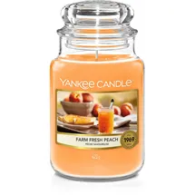 Yankee Candle Farm Fresh Peach große Kerze 623 g