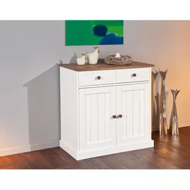 Interlink Westerland 3.2 90 x 86 x 45 cm weiß/sepia