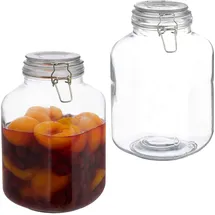 Relaxdays Einmachglas 3000 ml 2 St.