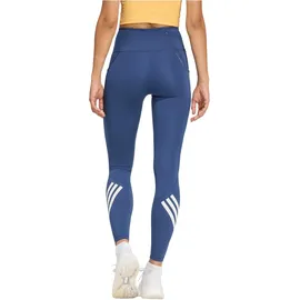 adidas Damen Climacool 3 Stripes Tights (Größe XS, blau)