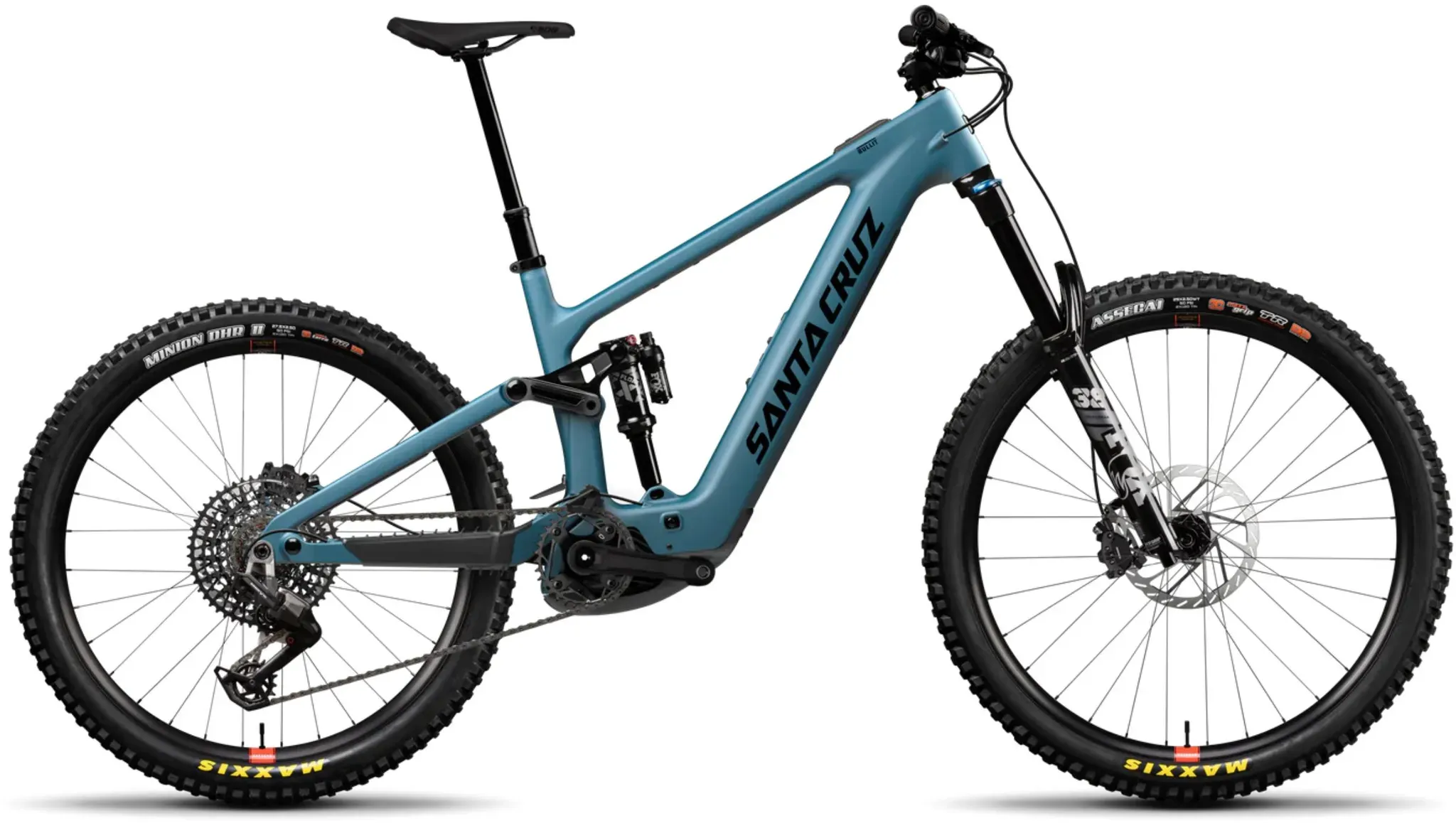 Santa Cruz Bullit 4 Carbon C 90 MX Performance CX 600Wh - XL - Matte Teal Sparkle