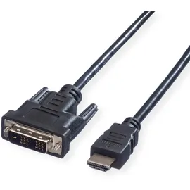 Value DVI-Kabel Stecker DVI M - Stecker HDMI M 2,0 m