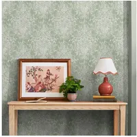 Laura Ashley - maddox Grun Vliestapete 10mx52cm