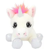 DEPESCHE 11493 Ylvi Plüsch Einhorn liegend, 30 cm