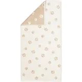 CAWÖ Handtuch Paws 50 x 100 cm Baumwolle Beige Natur