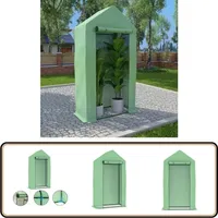 Gewächshaus Mit Stahlrahmen 0,5 M2 1x0,5x1,9 M - Gewächshaus - Pflanzenhaus - Tomatenhaus - Gartenhaus - Schutz Vor Witterung