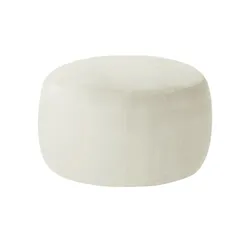 Samt Hocker  Amadi ¦ creme ¦ Maße (cm): B: 60 H: 40