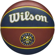 Wilson Mini-Basketball TEAM RETRO, BROOKLYN NETS, Outdoor, Gummi, Größe: MINI
