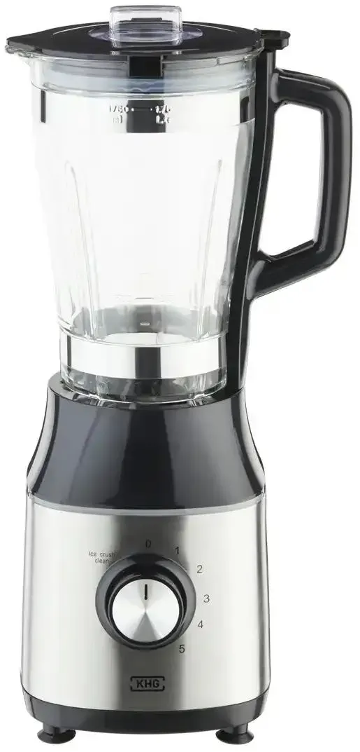 KHG Standmixer  STA-1001SE , schwarz , Edelstahl,Kunststoff,Glas , Maße (cm): B: 24 H: 37 T: 18.6