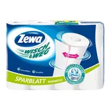 Zewa Wisch und Weg Haushaltstücher Reinweiss Sparblatt, 3er Pack (3 x 4 Rollen)