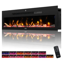 Tronitechnik Wandkamin schwarz