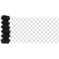 vidaXL Lattenzaun 10 x 40 cm Grau/Stahl