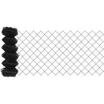 vidaXL Lattenzaun 10 x 40 cm Grau/Stahl