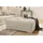 Jockenhöfer Hocker Moldau XXL Polyester 120 x 39 x 120 cm Beige/Grau