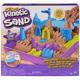 Kinetic Sand Deluxe Strandspaß Spielset - mit 1,1 kg Sand und vielfältigen Förmchen und Zubehör für kreatives Indoor-Sandspiel, für Kinder ab 3 Jahren