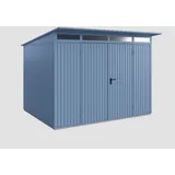 EcoStar Gerätehaus Trend-P Typ 3 taubenblau Doppeltür