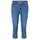 Tom Tailor Damen TTLENE SLIM Capri Jeans mit hohem Stretch, blau, Uni, Gr. 30