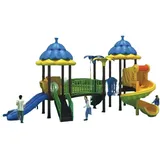 JVmoebel Spielturm Outdoor Set Rutsche Maßanfertigung Spielplatz im Garten, Made in Europa bunt