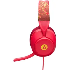PowerA LucidSound LS10X Gen 2 Wired Gaming Headset for Xbox Series X|S - Rote Glut, offiziell lizenziert, bequemes Design, schnelle Audio-Steuerung, klappbares Stummschaltmikrofon