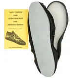® Ledersohlen von Langlauf Schuhbedarf für Hüttenschuhe DIY Hüttenschuhsohlen mit Strickanleitung Echtleder (40/41)