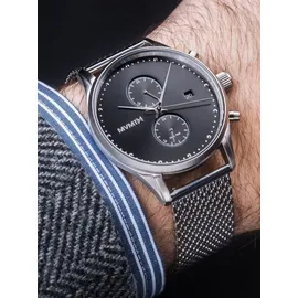 MVMT Voyager Sterling Quarz Edelstahl 38 mm D-MV01-S2