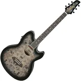 IBANEZ TCY10PA-BKB Westerngitarre Transparent Brown Black Burst High Gloss