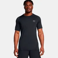 Under Armour Heatgear Fitted Graphic Kurzarm-t-shirt - Black Castlerock