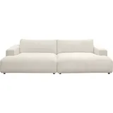Musterring Loungesofa "Lucia", weiß (snow), B:292cm H:81cm T:147cm, Sofas, Lounge-Sofa 2-Sitzer-Sofa, Cord-Bezug, Breite 292 cm