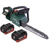 Metabo MS 36-18 LTX BL 40 Akku Kettensäge 36 V ( 2x 18 V ) 40 cm 22 m/s Brushless + 2x Akku 10,0 Ah - ohne Ladegerät