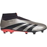 Adidas Predator League Laceless FG  Platinum Metallic / Aurora Black / Turbo 39 1/3