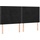 vidaXL Boxspringbett mit Matratze Schwarz 160x200 cm Samt