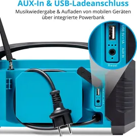Medion E66050 DAB+ Baustellenradio blau
