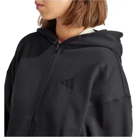 adidas All SZN French Terry Loose Full-Zip Hoodie, black L
