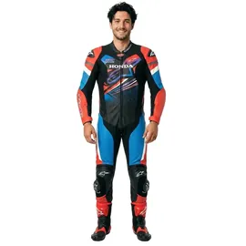 Alpinestars GP Force Chaser 1-tlg. schwarz/hellrot/blau 56