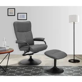 Home Affaire Relaxsessel HOME AFFAIRE "Istad, TV-Sessel, Sessel mit Hocker und Schlaffunktion", grau, B:67cm H:98cm T:78cm, 100% Polyurethane, Sessel, Relaxsessel, mit Drehfuß, nordisches Design und Hocker