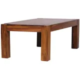 FineBuy Couchtisch PATAN 110 cm Holz Tisch Massiv Wohnzimmertisch Beistelltisch
