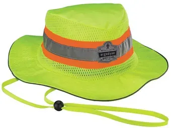 Kühlender Ranger-Sonnenhut Chill-Its 8935MF Hi-Vis, lime, Größe S/M - S