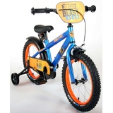 Volare Kinderfahrrad NERF Fahrrad für Jungen 16 Zoll Kinderrad in Satinblau