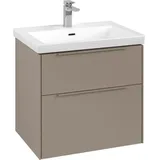 Villeroy & Boch Subway 3.0 Waschbeckenunterschrank, 2 Auszüge,