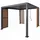 Mendler Pergola HWC-P65 1 Stück 3 x 3 m Grau