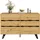 stilvora Sideboard 120 x 75,5 x 40 cm Beige