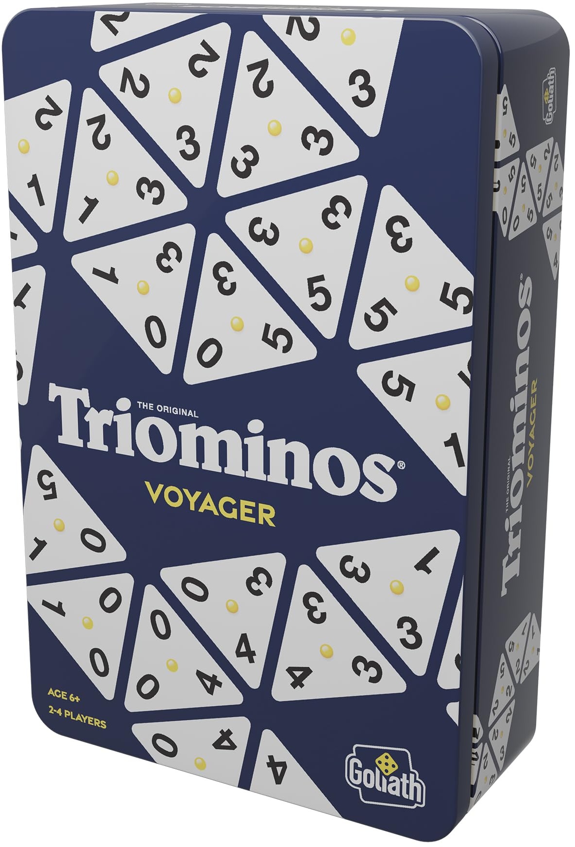 Triominos The Original Tour Edition, Reisespiele ab 6 Jahren, Gesellschaftsspiele für 2 bis 4 Spieler